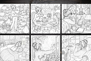 Cozy Fall Coloring Pages Bundle, a Brochure Template by LA Design (Thumbnail 4 of 10)