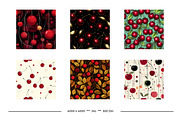 Cherry Retro Art Style Patterns, a Pattern Graphic by karenfoleyphoto (Thumbnail 9 of 15)