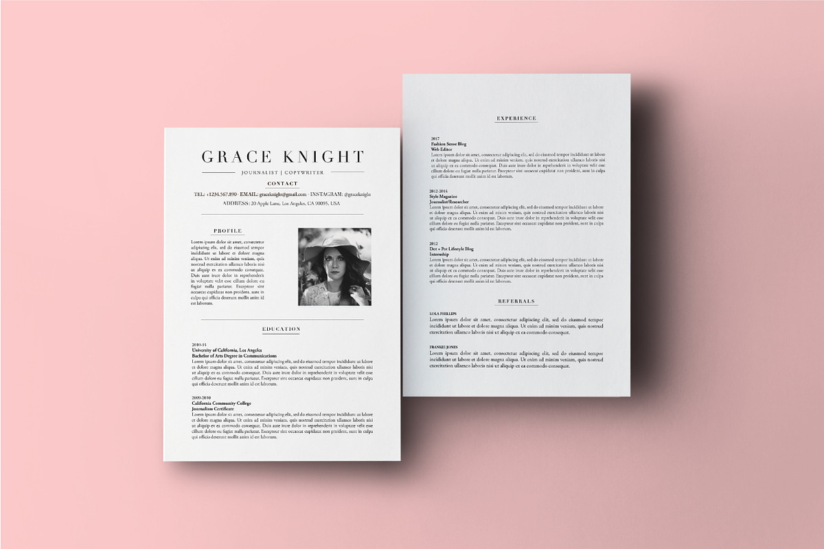 Modern Resume Template, a Resume Template by The Alchemy of Design (Photo 1 of 3)