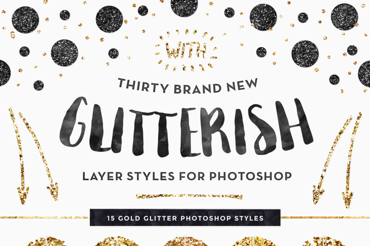 The Gold Foil Kit Essentials+Bonus!, a Layer Style Add-On by Pink Coffie (Photo 4 of 9)
