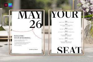 Wedding Signage Templates, a Stationery Template by BrandPacks
