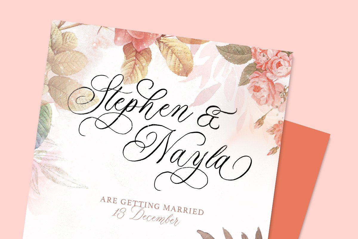 The Marydate - Organic Calligraphy, a Script Font by Letterhend Studio (Photo 4 of 9)