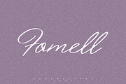 Fomell, a Script Font by Katie Holland (Thumbnail 1 of 9)