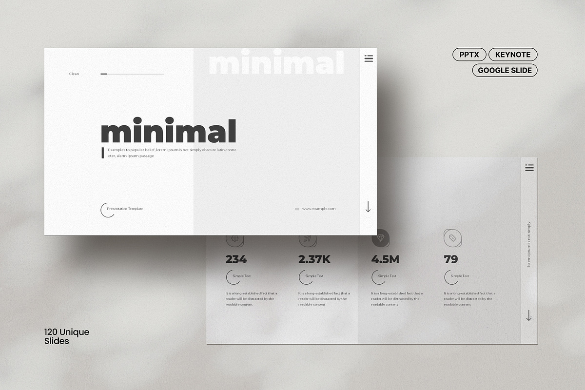 Minimal Presentation Template, a Presentation Template by Studio Temply (Photo 2 of 28)