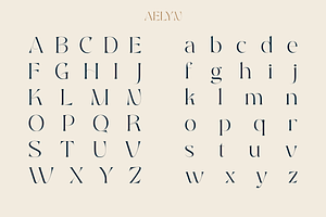 Aelyn - Ligature Serif Font