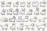 Cute Dog Breed Line Art illustration, an Animal Illustration by Kusumaillustration (Thumbnail 4 of 7)