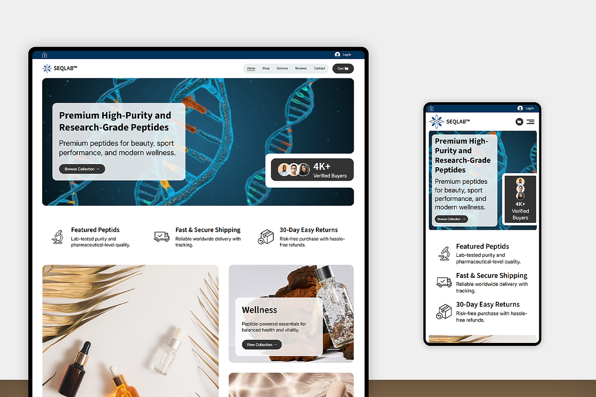 Peptide / Serum - Wix Studio Website, a Wix Template by Kitteeh (Photo 12 of 13)