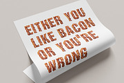 Bacon Font, a Sans Serif Font by Handmadefont (Thumbnail 9 of 10)