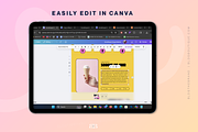 Bold Preppy Canva Website Template, a Landing Page Template by BLDGtheBoutique (Thumbnail 4 of 9)