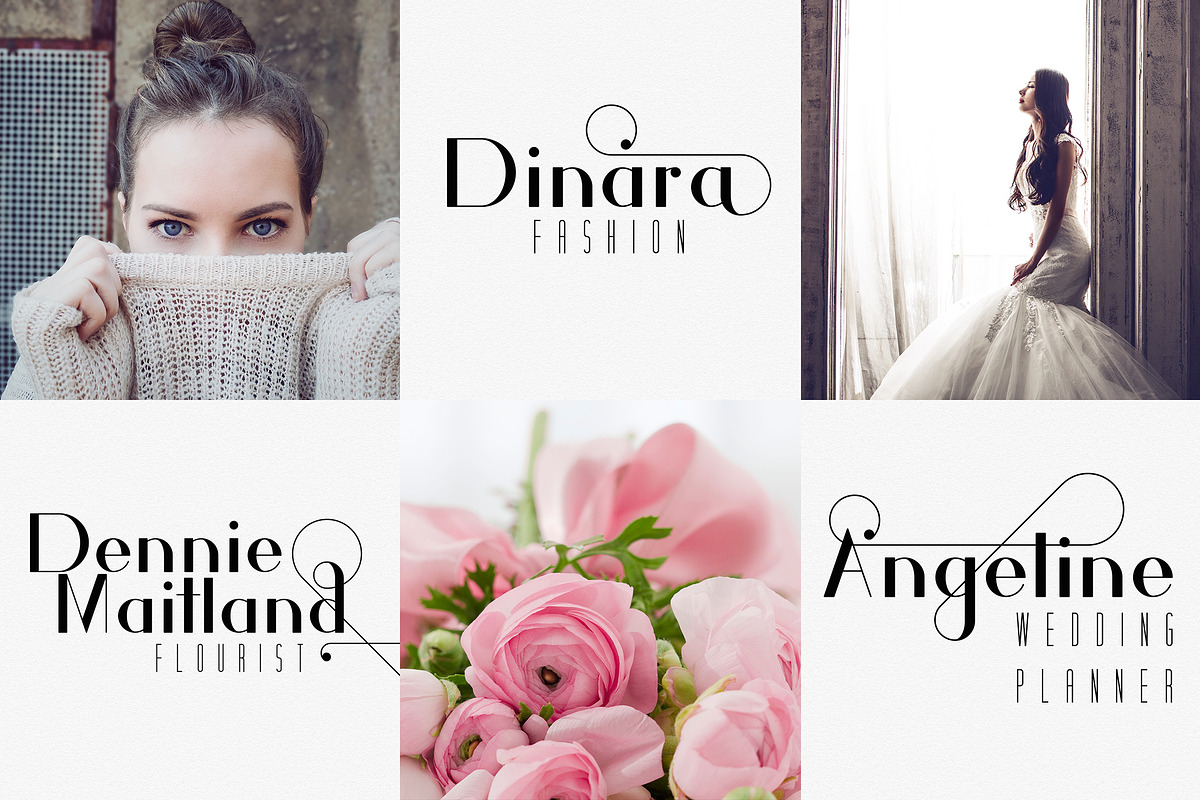 Hashtag Moderna - duo font + Extra preview 7
