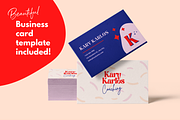 Retro Canva logo & brand kit bundle, a Branding & Logo Template by Kurly Creative (Thumbnail 4 of 13)