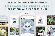 20 INSTAGRAM SOCIAL MEDIA TEMPLATE, a Social Media Template by DESIGN HQ (Thumbnail 3 of 3)