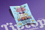 Retro Valentine Cupcake Flyer, a Flyer Template by Tiptop Graphic (Thumbnail 5 of 5)