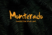 Monterado - Handwritten Brush Font, a Font by Wellscript Studio (Thumbnail 1 of 7)