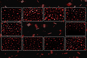 Shiny Red Confetti Overlays, a Texture Graphic by Partikusi Design (Thumbnail 3 of 3)