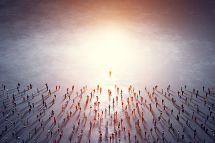 Crowd of people, diverse community., a Person Photo by Photocreo Michal Bednarek