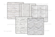 White Wooden Boards Pattern, a Pattern Graphic by GlamArtZhanna (Thumbnail 4 of 4)