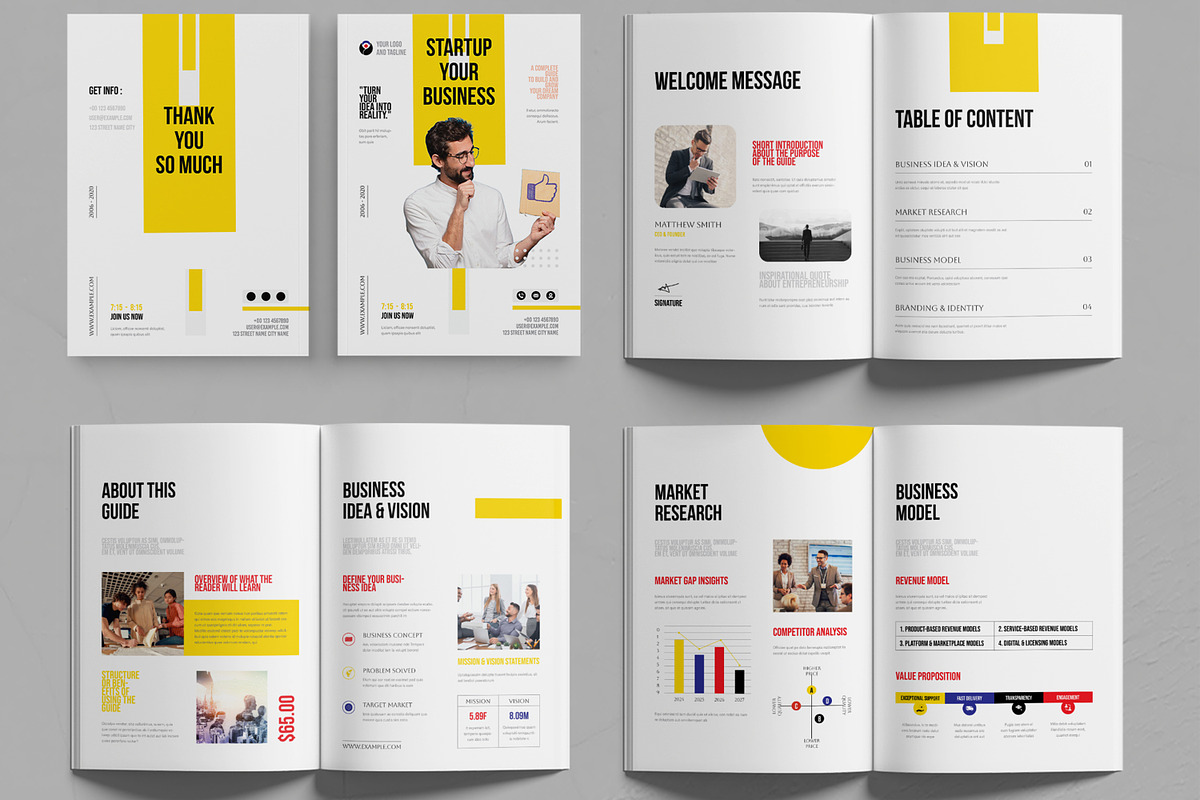Business Startup Book Layout preview 2