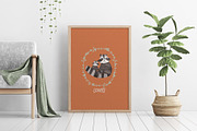 Cute Raccoons Watercolor, a Pattern Graphic by watercolor kamill (Thumbnail 8 of 8)