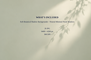 Soft Botanical Shadow Backgrounds, a Background Graphic by MarisoArt (Thumbnail 2 of 5)