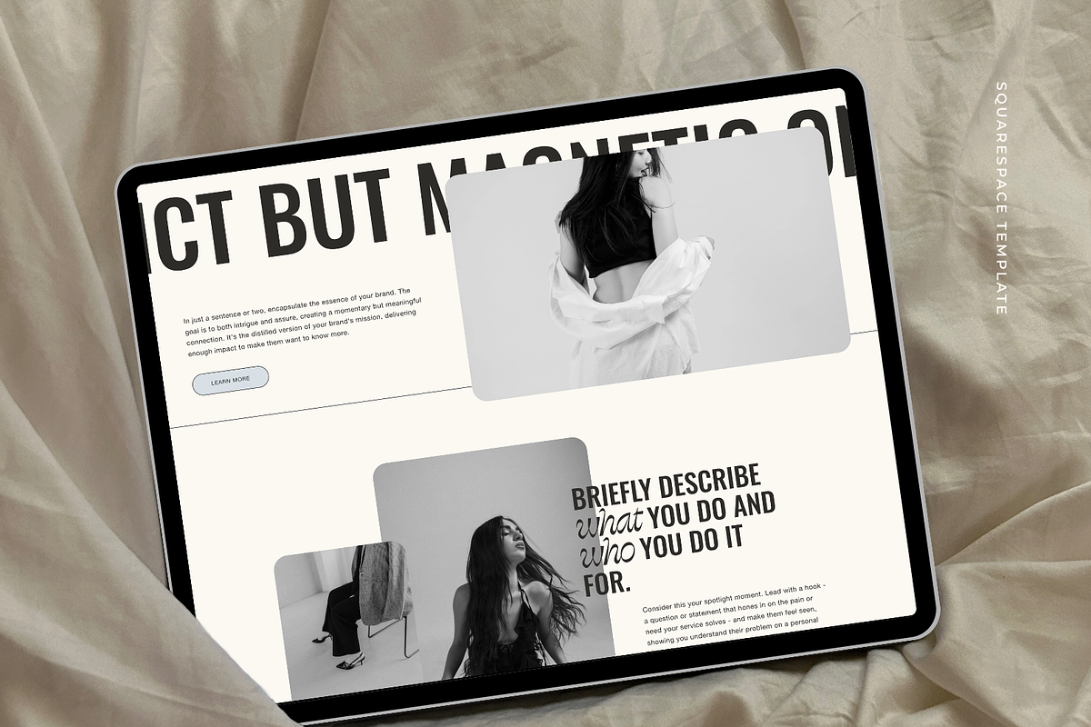 Squarespace Website Template Colette, a Squarespace Template by Candor Templates (Photo 9 of 20)