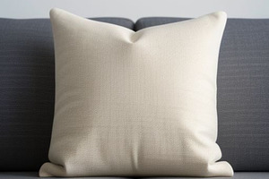 Pillow sofa still life photograph, a Wallpaper Photo by ComfortQ