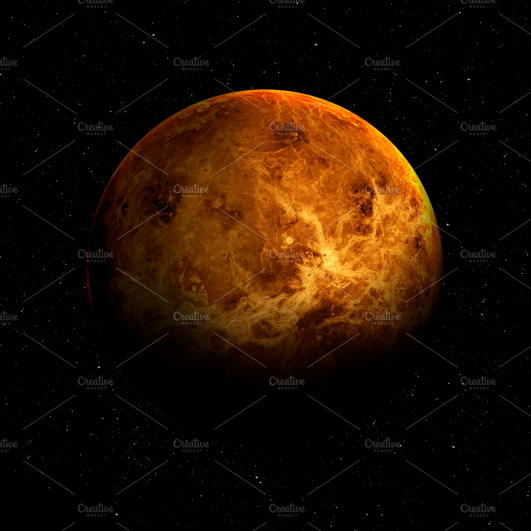Venus stock photo containing earth and planet, an Abstract Photo by Vadim Sadovski