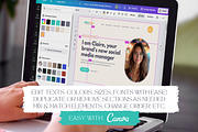 Social Media Manager Canva Website, a Landing Page Template by vectorocean (Thumbnail 8 of 11)