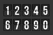 Arrival Departure Board Numbers (II), an Object Graphic by Krafti Lab (Thumbnail 1 of 3)