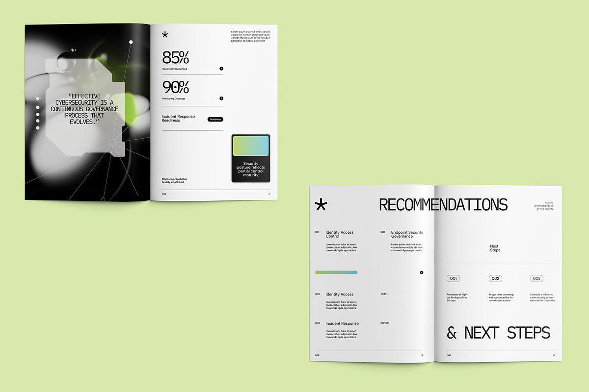 Cybersecurity Report - TEKK, a Brochure Template by fakhroo (Photo 8 of 10)