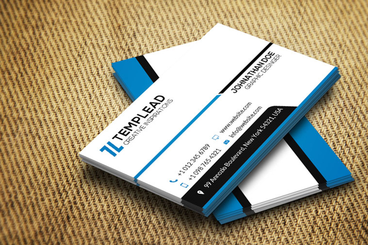 Corporate Business Card CM099, a Business Card Template by annozio (Photo 2 of 4)