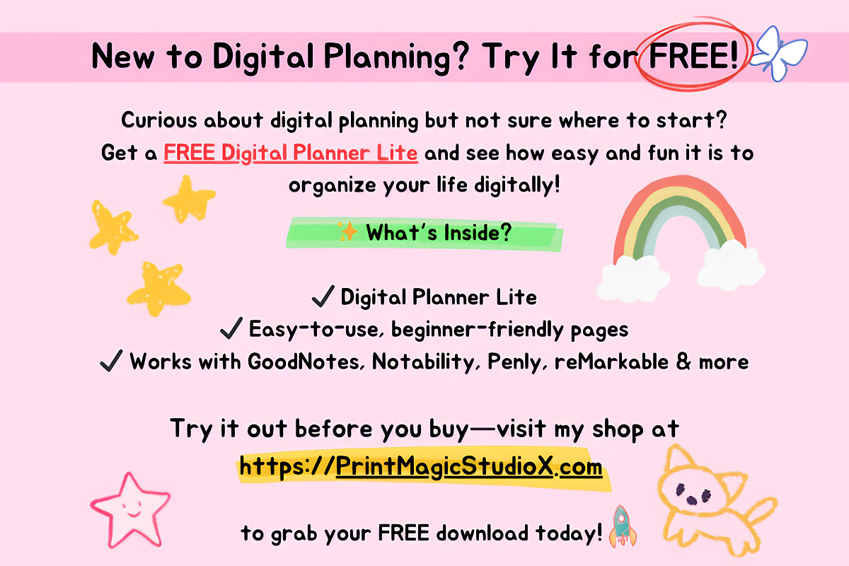 All-in-One Digital Planner, a Design Template by Ink Gallery (Photo 2 of 9)