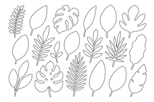 Outline vector collection of, an Illustration by GraphiShop