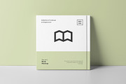 Square Book Mock up 2, a Books & Magazine Mockup by Yogurt86 (Thumbnail 12 of 18)