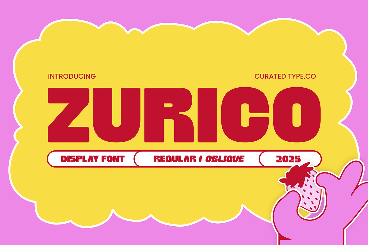 Zurico - Bold Display Font, a Sans Serif Font by CuratedType Studio (Photo 1 of 10)