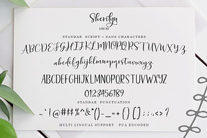 Sherilyn Script FONT DUO