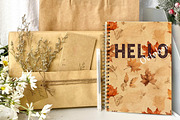 Junk Journal Seamless Fall Pages, a Background Graphic by Fun Digital (Thumbnail 3 of 5)