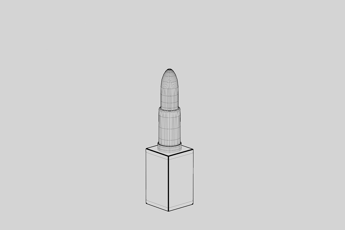 Lipstick 3d model, an Object 3D Model by fahad121 (Photo 7 of 7)