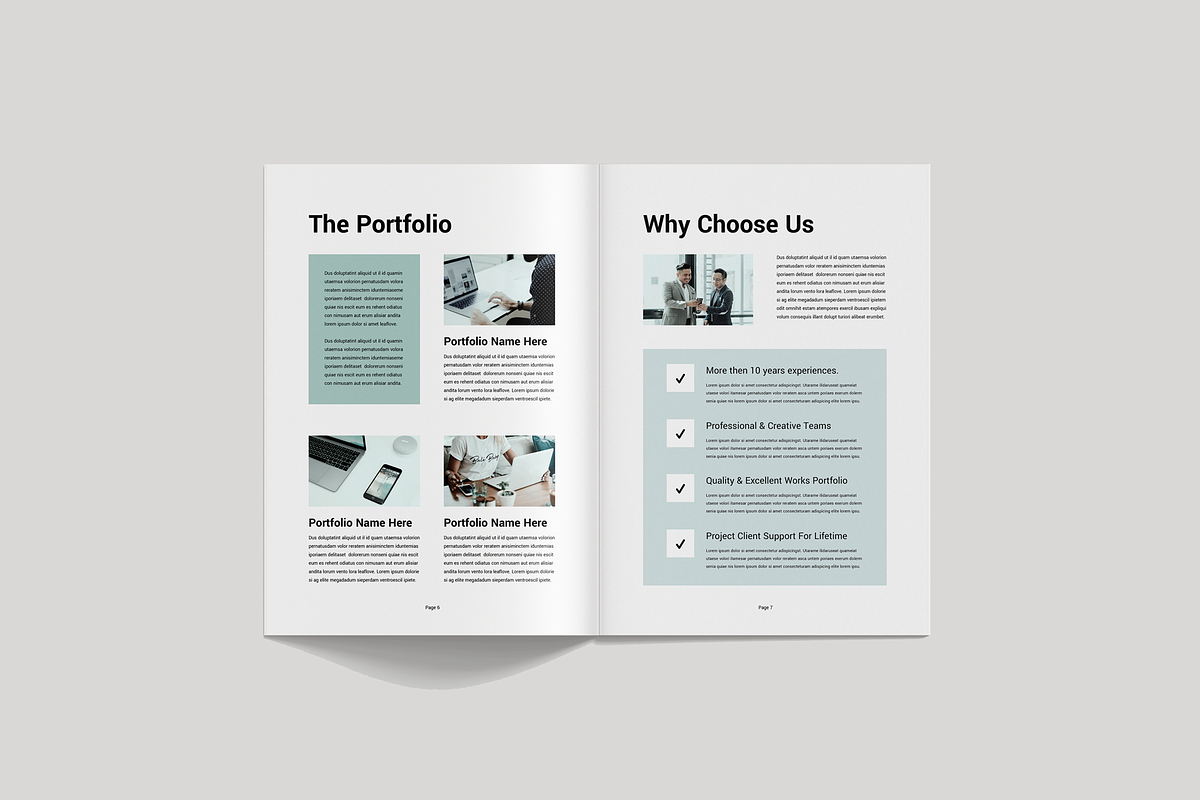 Proposal | Canva, MS Word, InDesign, a Brochure Template by Leaflove (Photo 4 of 10)