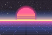 Bundle: Retrowave & Nostalgia Pack, an Object Graphic by Oksana Trygub (Thumbnail 12 of 27)
