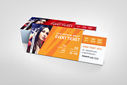 Printable Event Ticket Template, a Stationery Template by BrandlyTemplate (Thumbnail 2 of 3)