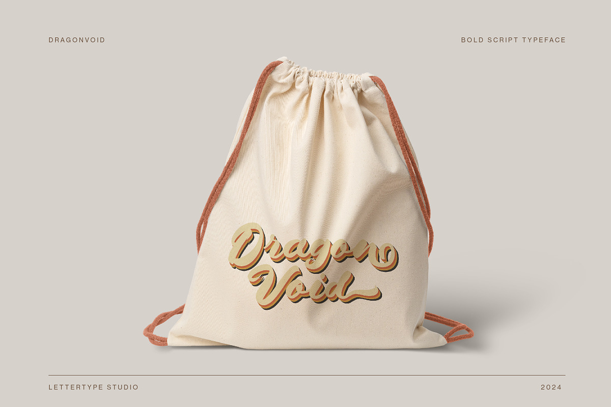 Dragonvoid a Bold & Retro Script, a Script Font by Lettertype Studio (Photo 17 of 17)