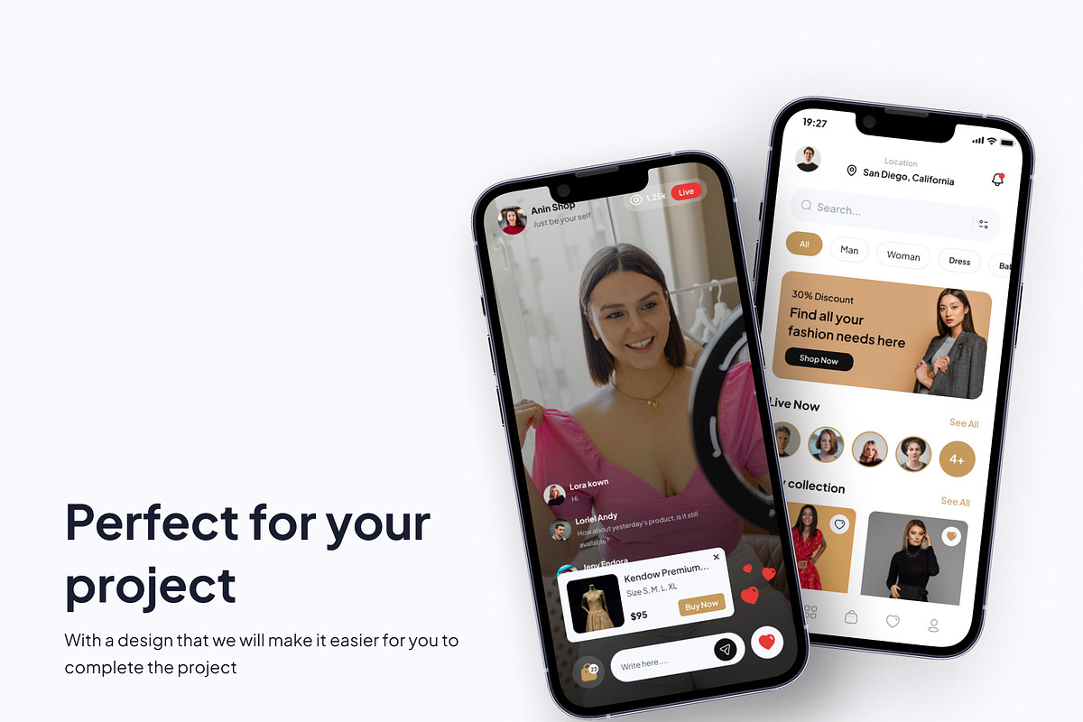 Tukko - E-Commerce Shop App UI Kit, an UI Kit Template by Disconnect Studio (Photo 3 of 6)