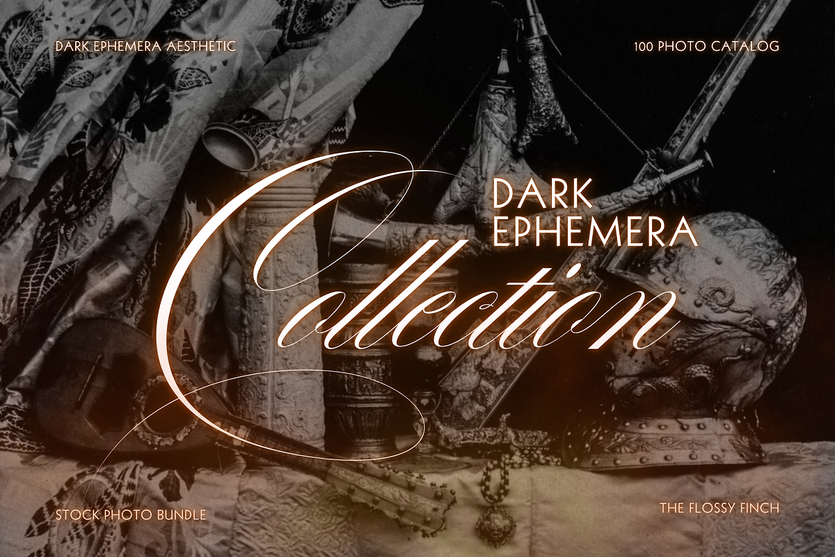 Dark Ephemera Stock Photo Bundle, a Person Photo by The Flossy Finch (Photo 15 of 16)