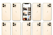 ALL 3D iPHONE MOCK-UP BUNDLE VOL-1, an iPhone Mockup by Graphicsworld125 (Thumbnail 25 of 62)