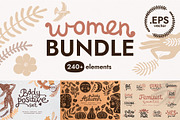 Vector BUNDLE + Patterns and quotes., a Person Illustration by anna khramtsova (Thumbnail 1 of 25)