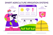 10 Smart Agriculture Irrigation, a Technology Illustration by denayunebgt (Thumbnail 4 of 4)