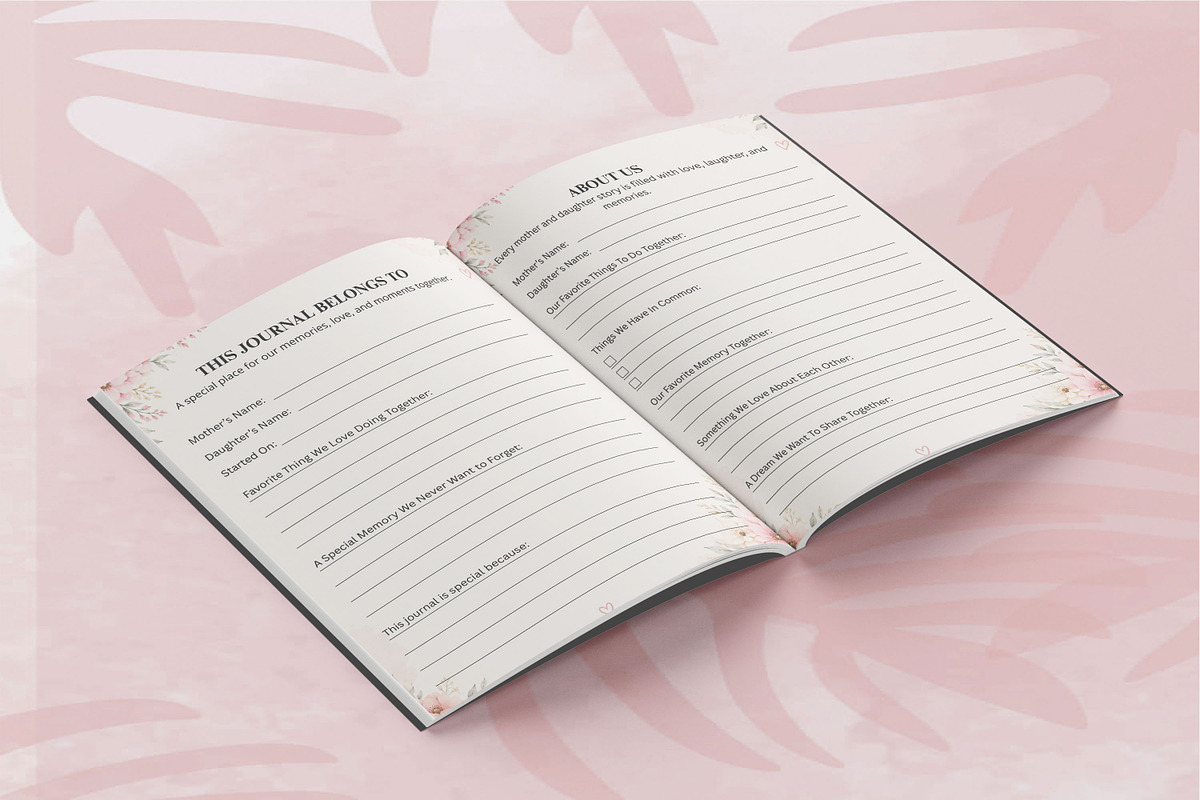 Mother & Daughter Journal, a Presentation Template by Book2bees (Photo 3 of 4)