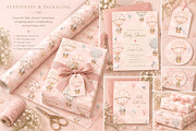 Pastel Air Balloon Nursery Wallpaper, a Wallpaper Graphic by by creative paper (Thumbnail 14 of 14)