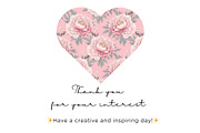 Pink Peonies Seamless, an Illustration by Mashimara (Thumbnail 4 of 4)